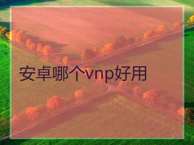 安卓哪个vnp好用