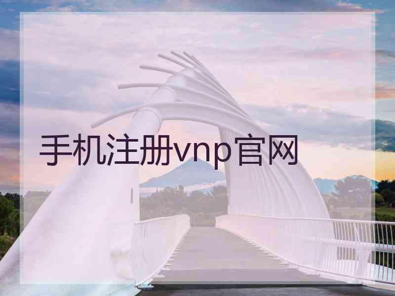 手机注册vnp官网