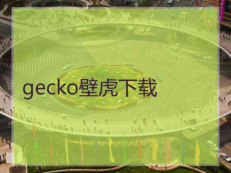 gecko壁虎下载