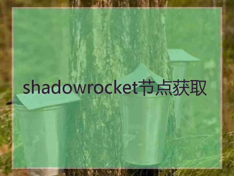 shadowrocket节点获取