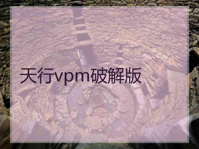 天行vpm破解版