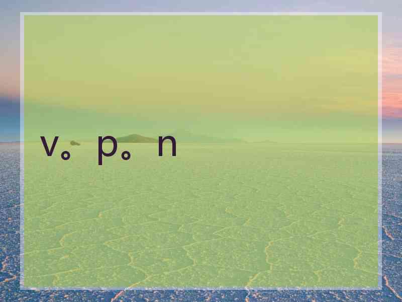 v。p。n